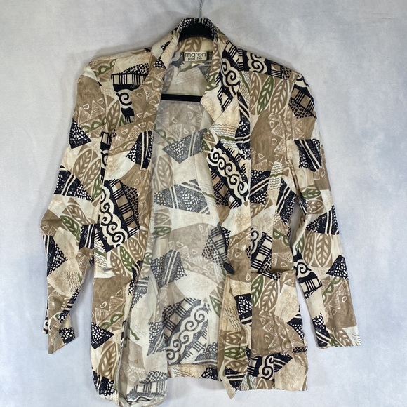 3/$15 Vintage Maren Petite Small single button light Cardigan Top made in USA - Picture 8 of 8